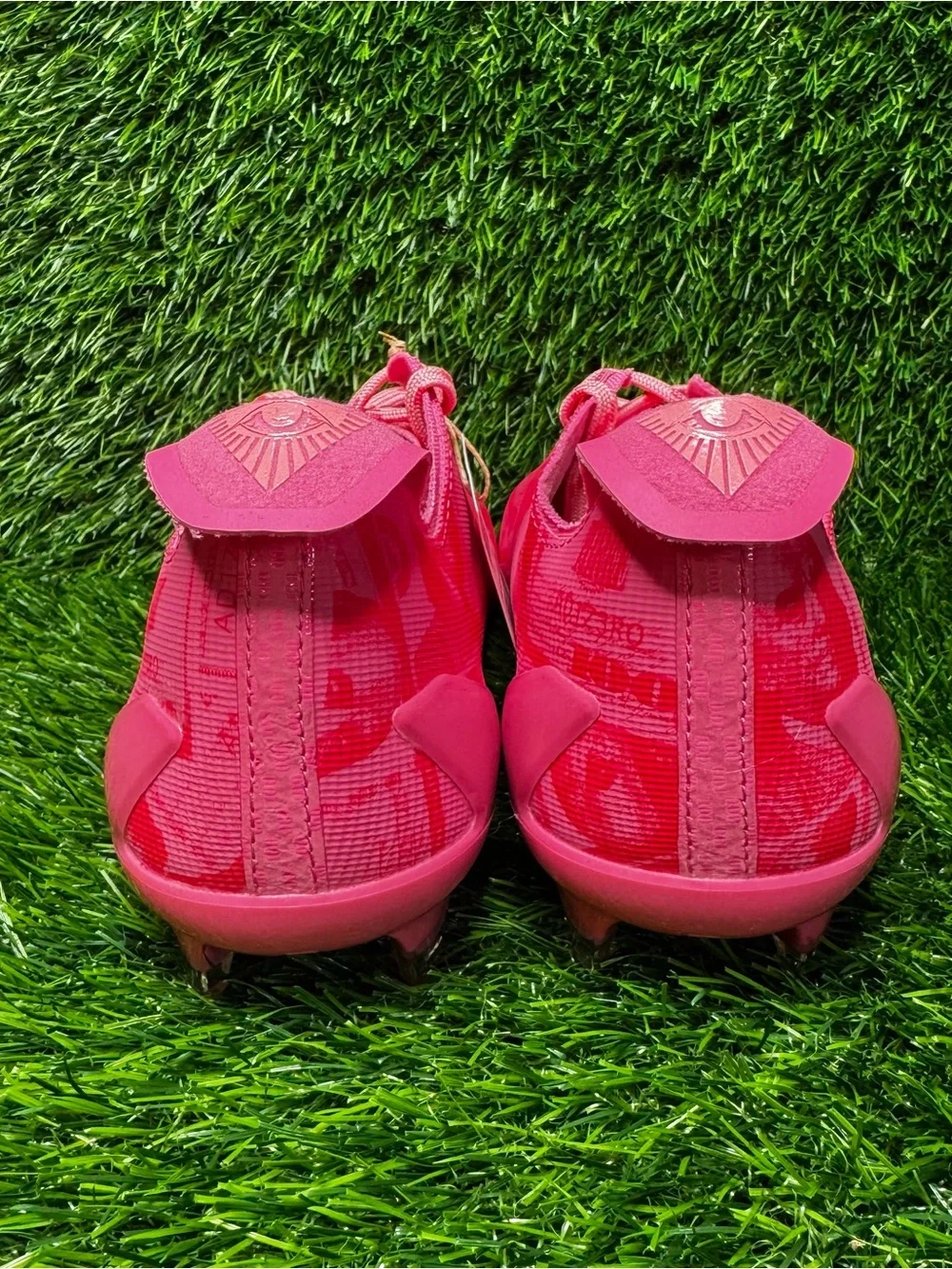 Size 8.5 - Mens Adidas Adizero Electric II Currency Pink Football Cleats JQ3979
